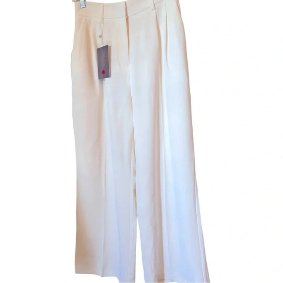 NWT Women’s Wide Leg Pants High Elastic Waisted Business Work Trousers - Picture 2 of 6